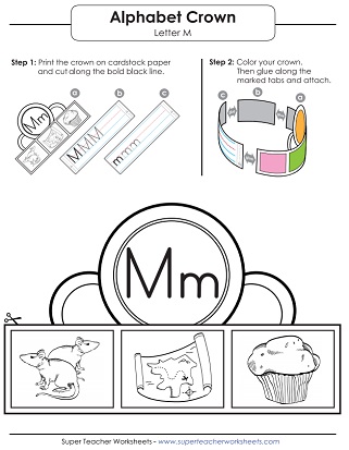 Letter M Worksheets