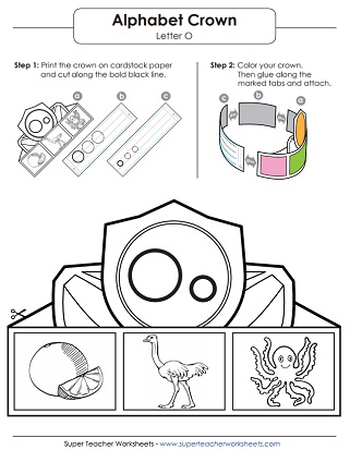 Letter O Worksheets