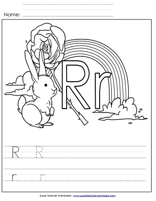 Letter R Worksheets