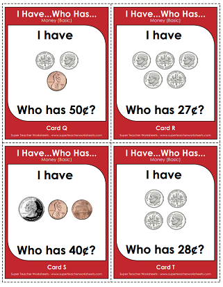 Money Counting Worksheets (Printable)