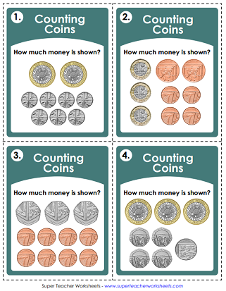 UK Money Printable Games and Worksheets