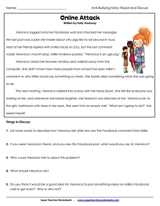 Online Safety Worksheets