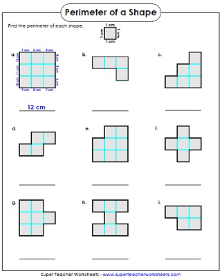 Perimeter Worksheets