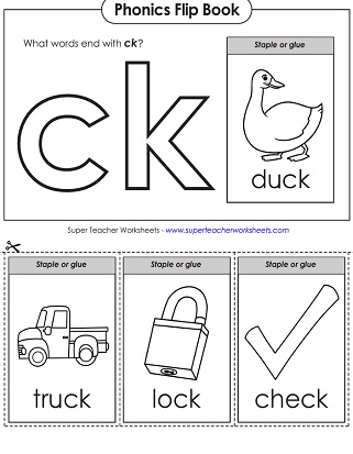 Phonics ck Worksheets