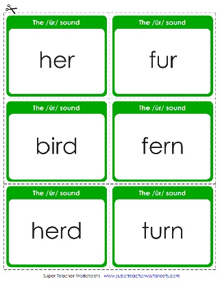 Phonics Worksheets - R-Controlled Vowels