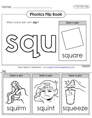 Phonics SQU Activity