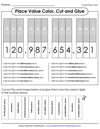 Ordering Numbers (Place Value)