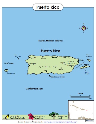 Puerto Rico Map