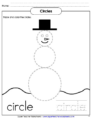 Color the circles worksheet