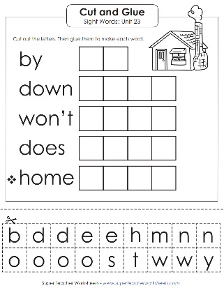 Snap Words Printable Activities