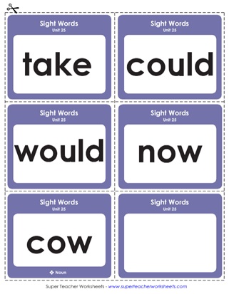 Printable Sight Word Activities