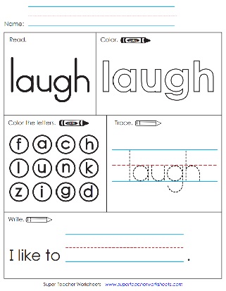 Sight Word: Laugh