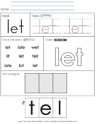 Sight Word PDF let