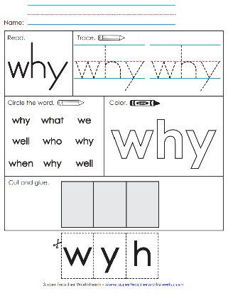 Word of the Day Practice Activities - Why