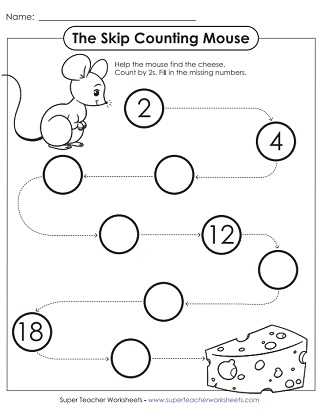 Skip Count Worksheet