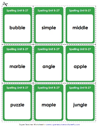 2nd Grade Spelling - Flashcards