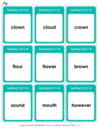 3rd Grade Spelling Flashcards