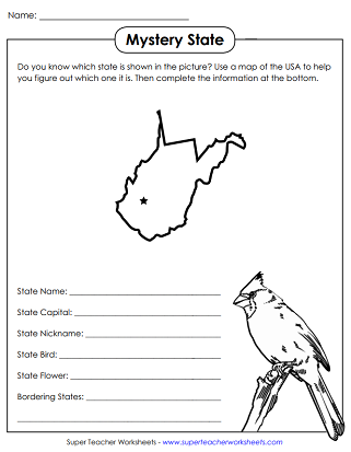 State of West Virginia Worksheets