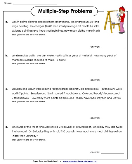 Multi-Step Word Problems